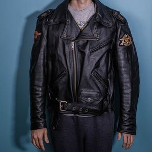 Harley Davidson Clothes Harley Owner’s Group Large leather motorcycle jacket